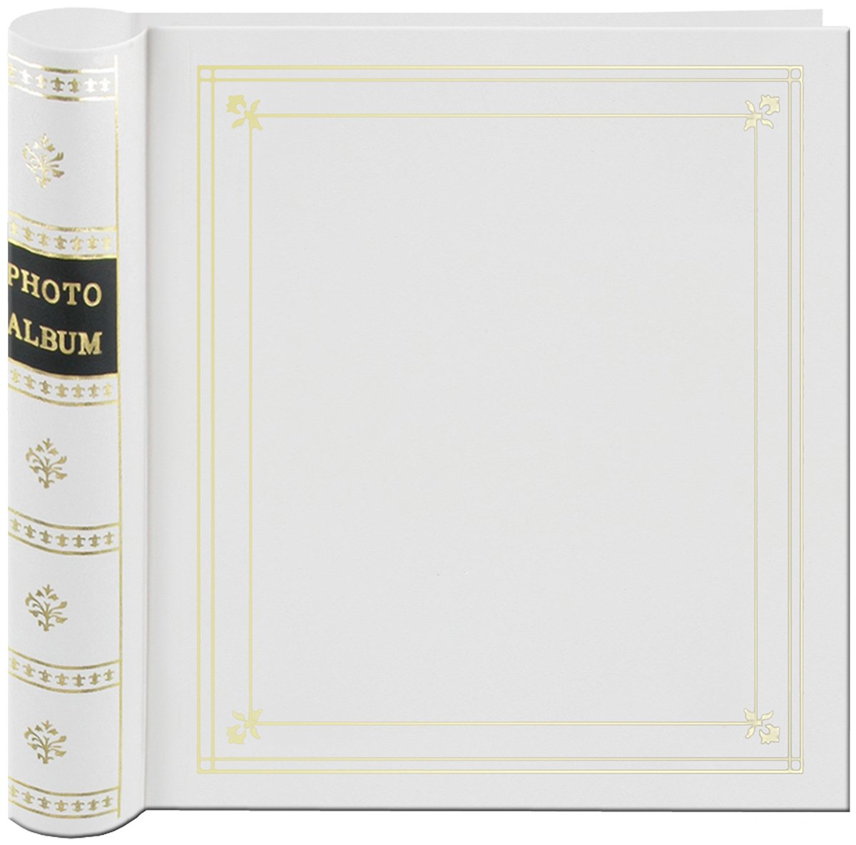 Album Photo 200 Pochettes Pioneer en Similicuir Blanc à Spirale 10x15
