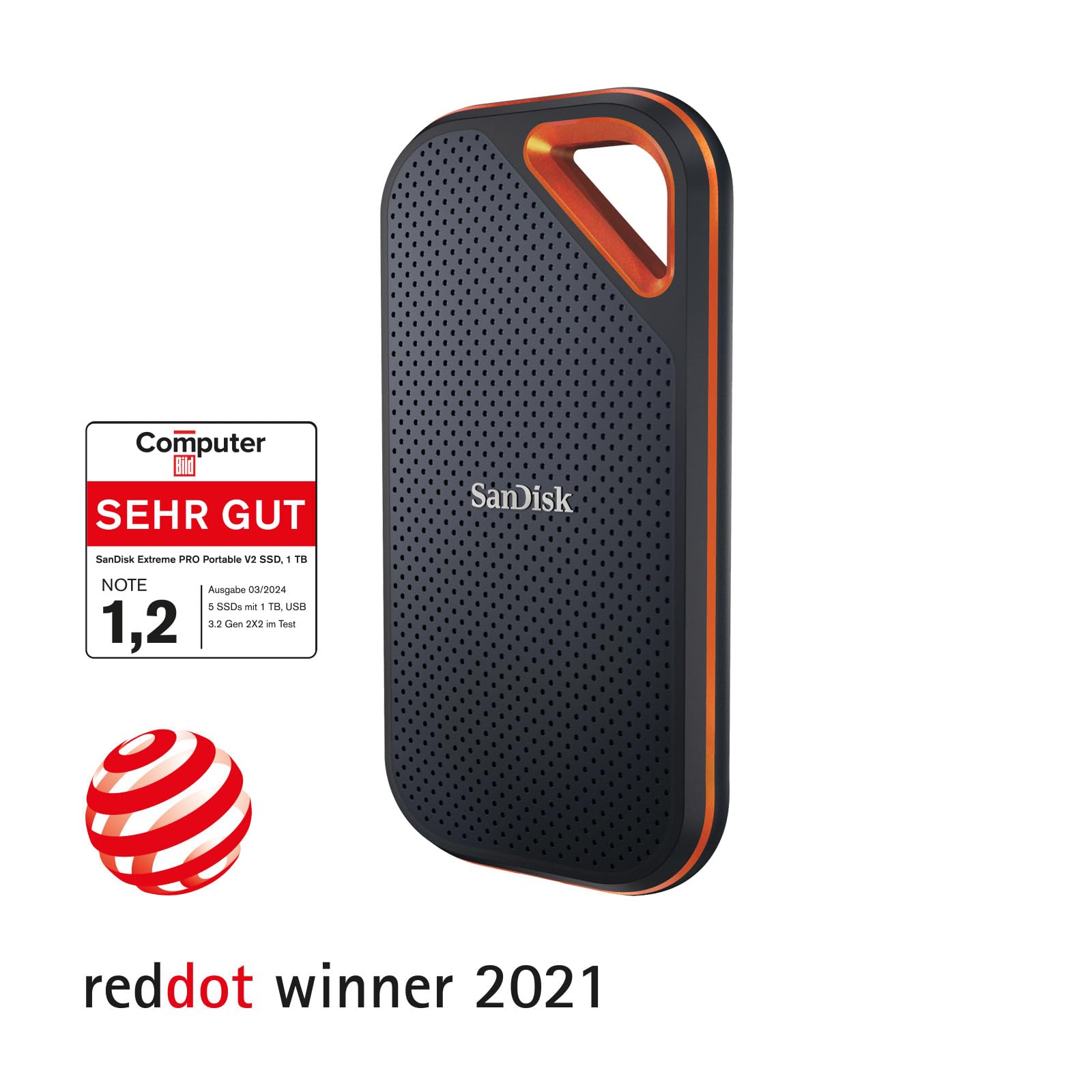 SanDisk Extreme PRO Portable SSD (externe SSD 1 TB – Bild 3