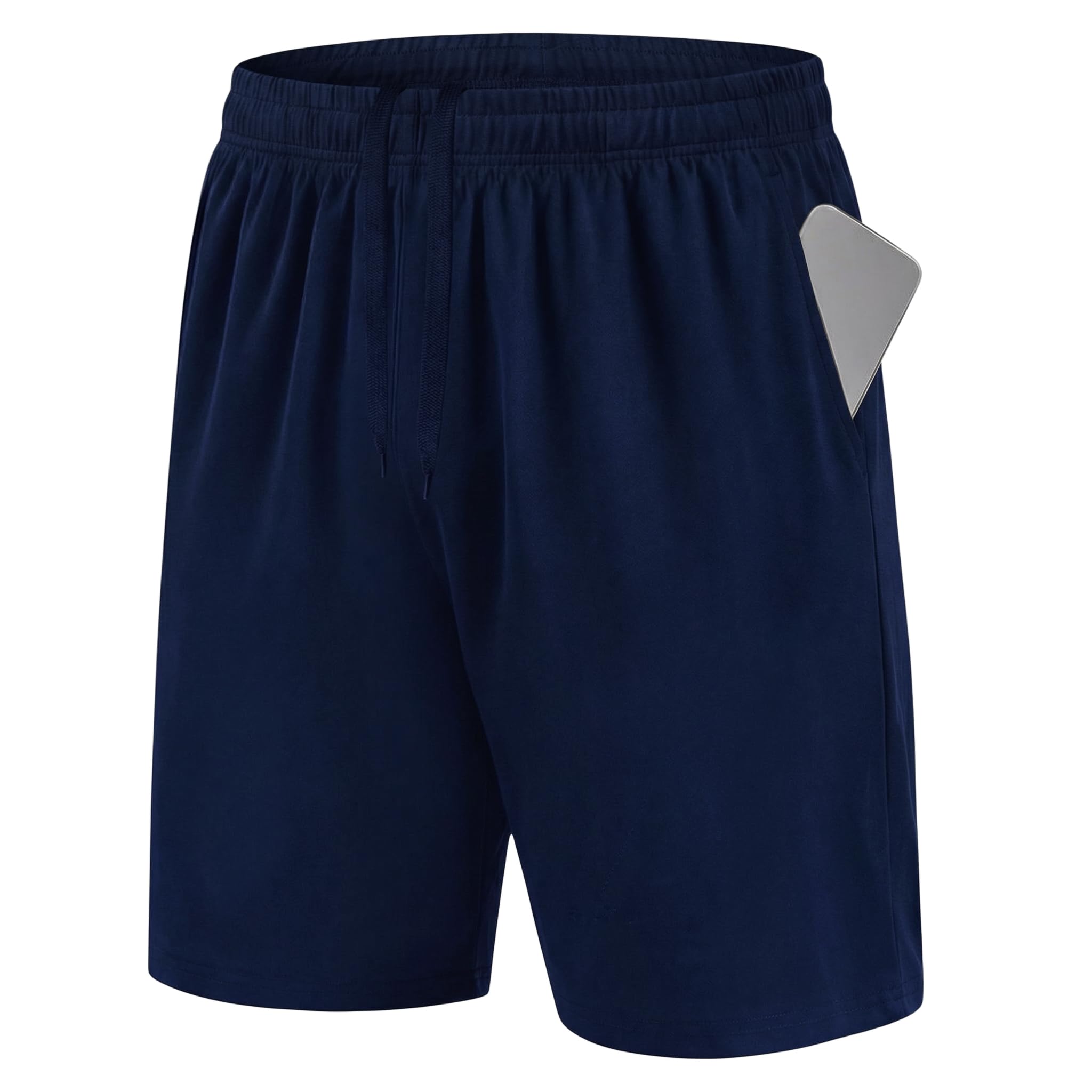 Uniexcosm Sporthose Herren Kurz Sommer Trainingshose Schnelltrocknend Atmungsaktiv mit Taschen Kurze Sportshorts für Basketball Running Fitness