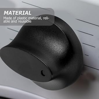 Timer Knob Cap Universal Replacement Control Knobs for Electric Stove Thermostat Timers Easy Rotary Adjustment 1.57 Inch Set of 2