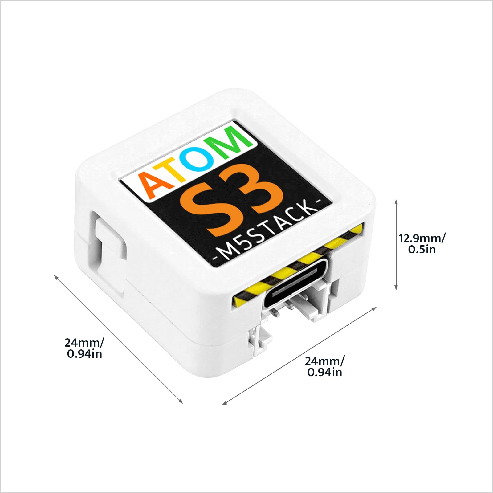 Amazon.co.jp: M5Stack公式ATOMS3 Devキット 0.87インチスクリーン付き