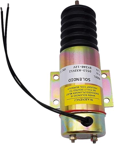 Solenoide de apagado de combustible D513-A32V12 D513A32V12 2001-12E2U1 2 cable 12v reemplaza a Trombetta