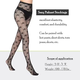 Fishnet tights,Fishnet Stockings Patterned Tights Thigh-High Black Socks Lace Leggings Pantyhose