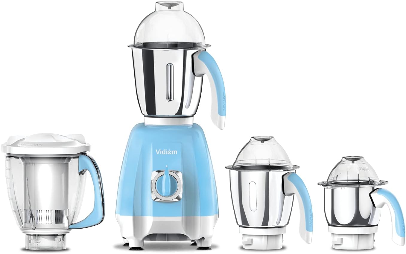 Vidiem Super Mixer Grinder (Blue 750W)