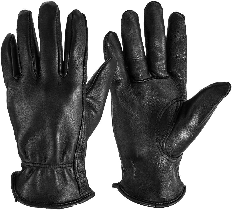 OZERO Shooting Gloves Deerskin Leather Rubbing Jewelry Glove for
