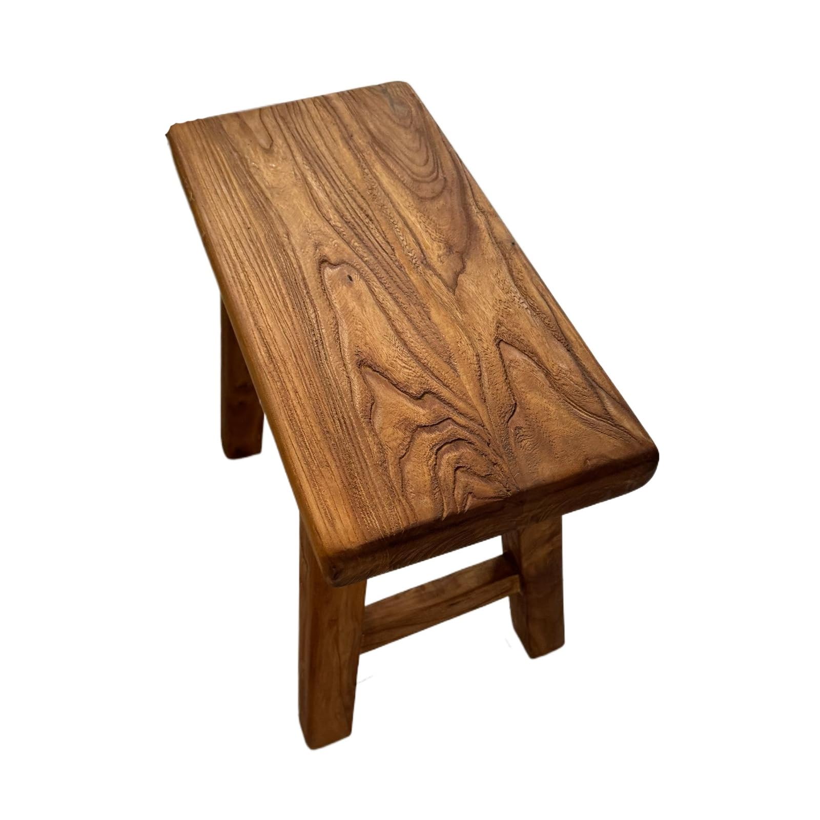 Sitzbank Holz, Gartenbank im Freien, Ärmelloses Design, Einfach zu Montieren, for Wohnzimmer, Haustür, Schlafzimmer(50cm)