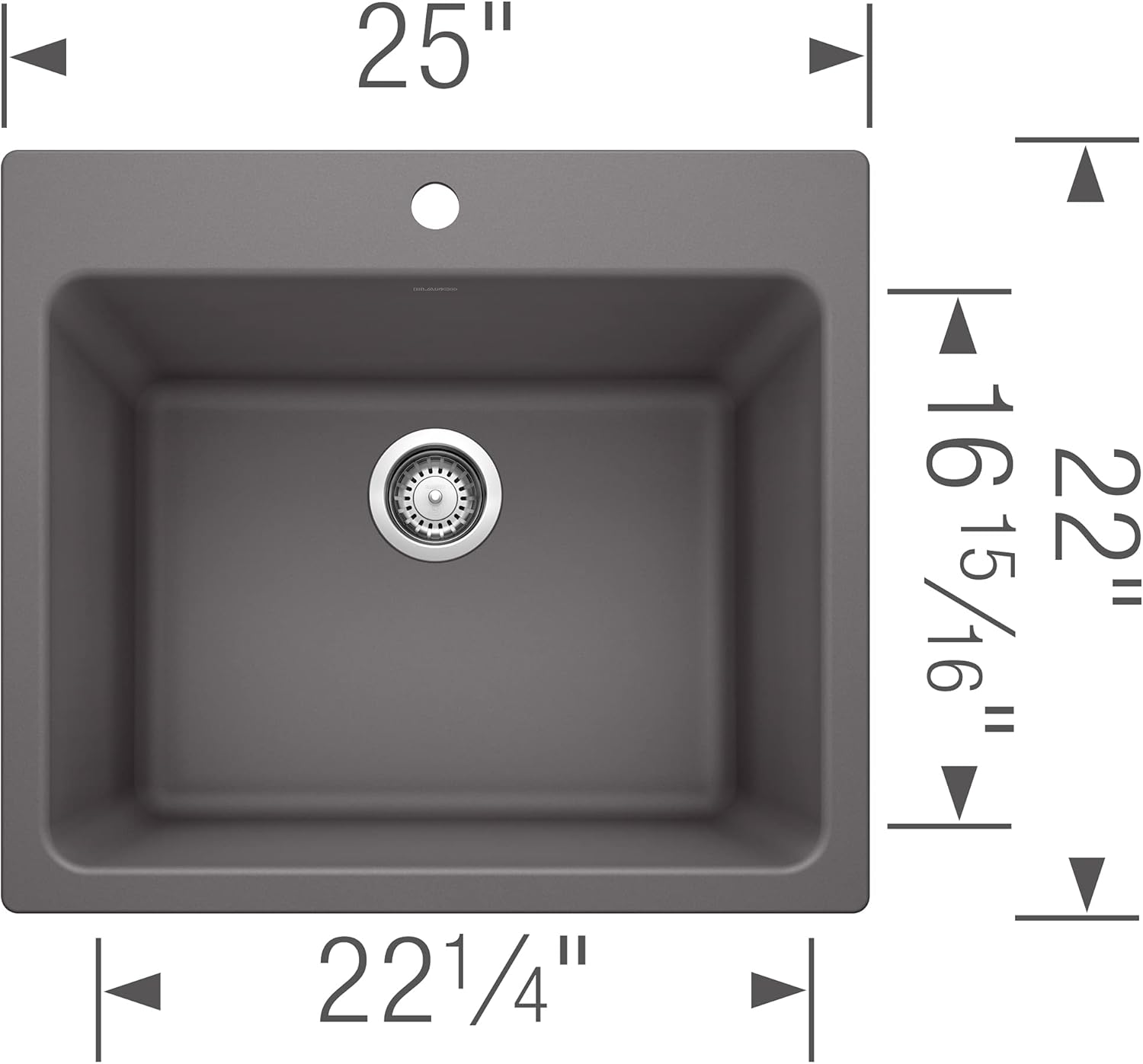 Limited Discount BLANCO 401923 LIVEN Drop-in or Undermount Laundry Sink, 25 L x 22 W x 12 D, Cinder 50% Off Discount BLANCO 401923 LIVEN Drop-in or Undermount Laundry Sink, 25 L x 22 W x 12 D, Cinder