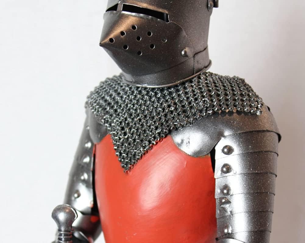 Home Decorationsmedieval Small Armor Knight Model European Craft Samurai Desktop Ornament (Color : A)