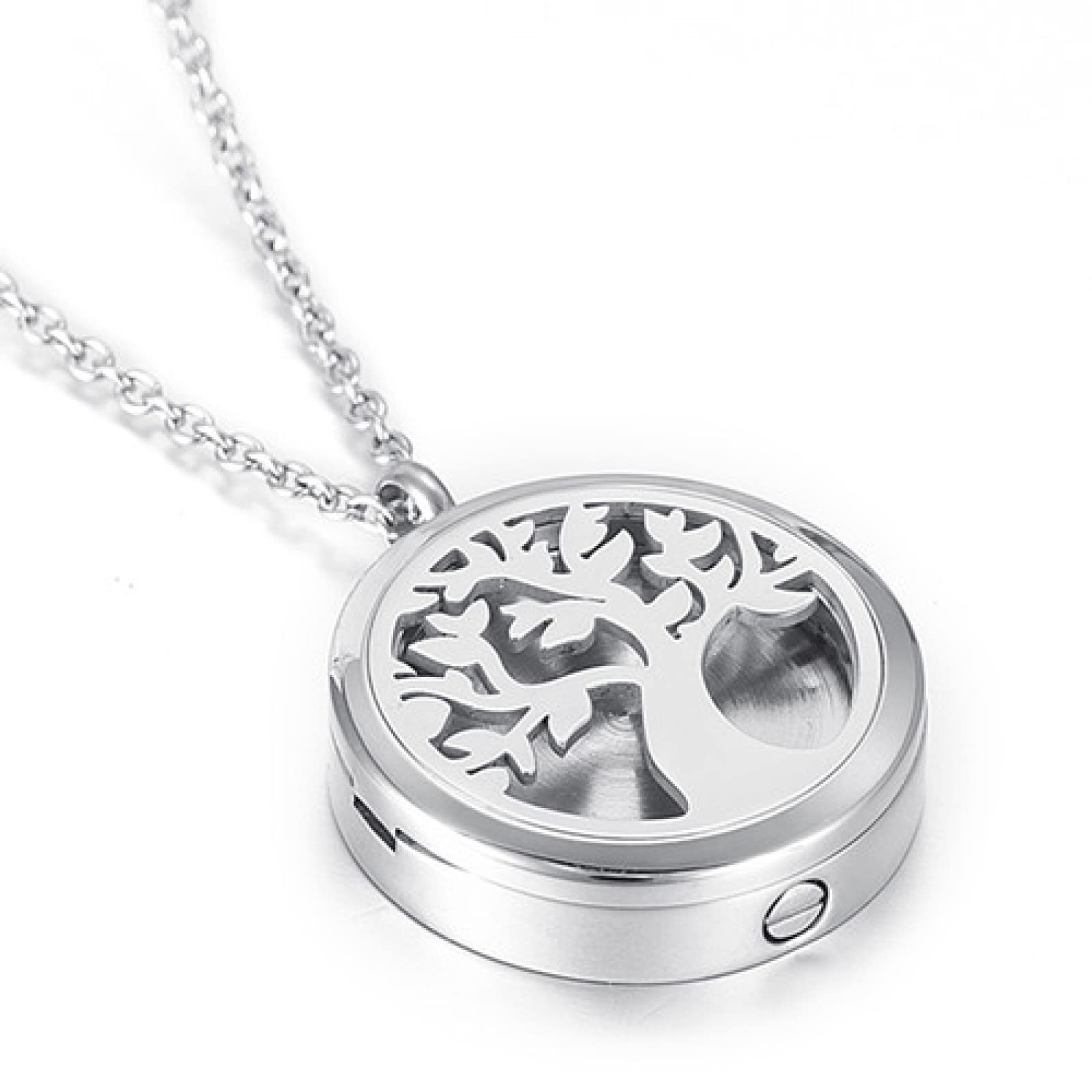 BIAIHQIE Angel Feather Aroma Essential Oil Diffuser Locket Waterproof Ashes Cremation Urn Pendant Urn For Pet/Human Jewelry