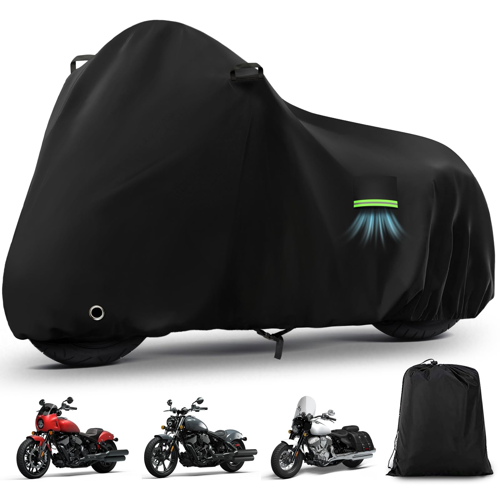Motorcycle Cover Waterproof for Indian Chief Dark Horse/Chief Bobber