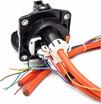 Amazon | 車用充電ソケット ソケットインレット 125A 高速EV充電器