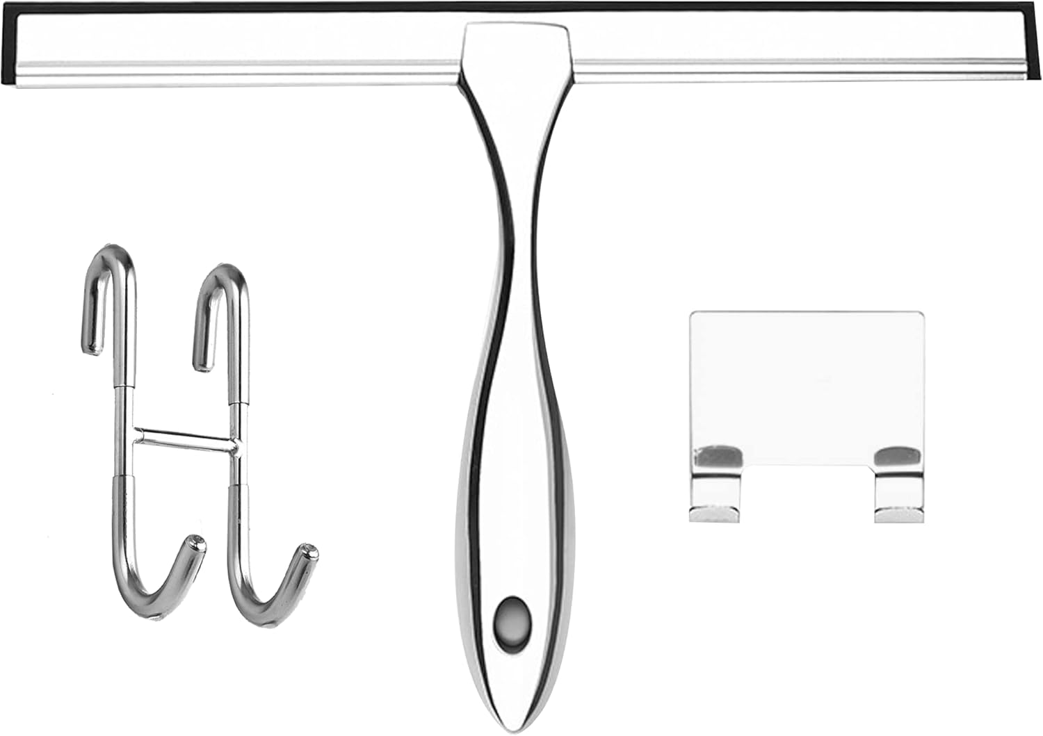 Amazon.com: Squeegee for Shower Glass Door 12 Inch with Hooks, Shower ...