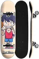 Skate para crianças e adolecentes Street Iniciante First Class - Pirata2