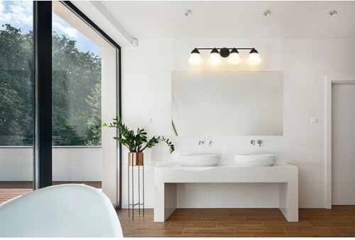 Miniatura 3 de Z-Lite 4 luces tocador 735-4V-MB, negro