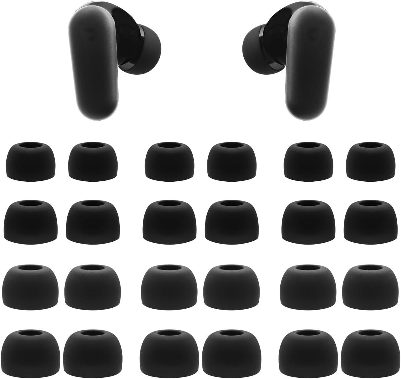 Klowcok Replacement Silicone Ear Tips for Soundcore by Anker P30i / P20i