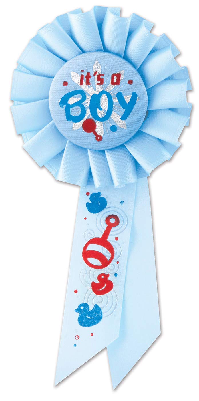 Rosette It's A Boy Beistle RS001 pour baby shower et fête prénatale