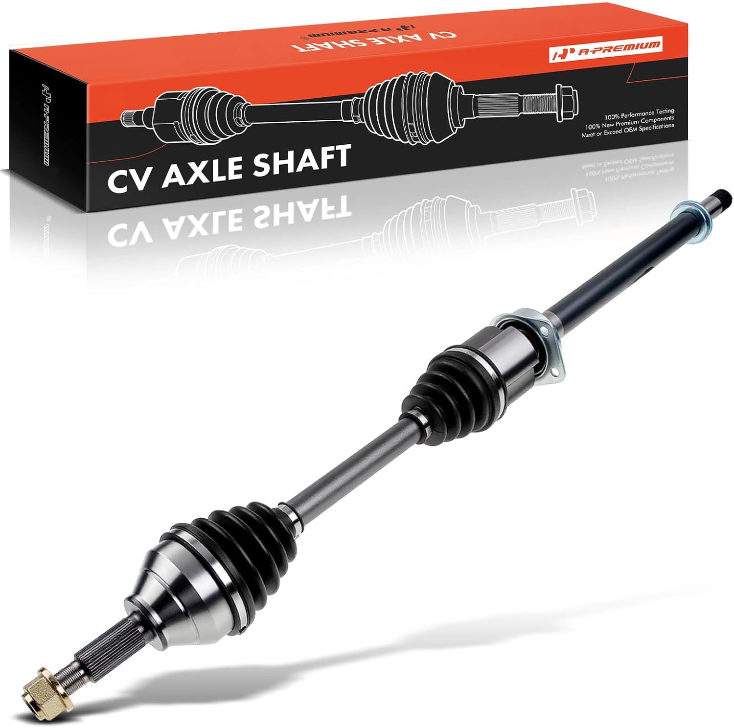 A-Premium CV Axle Shaft Assembly Compatible with Ford Explorer 2014 2015 2016 2017 V6 3.5L Naturally Aspirated, FWD Only, Front Right Passenger Side