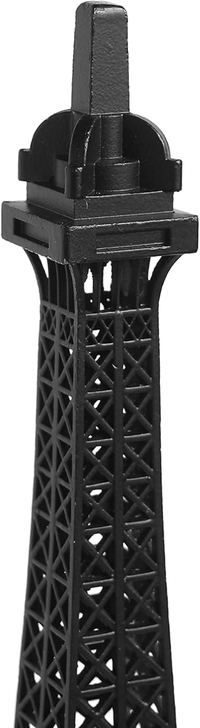 Hosley® 15" Tall Tabletop Iron Eiffel Tower Exquisite French-Inspired Home Decor Accent Sturdy Iron Construction Ideal for Tabletops,Shelves,and Mantels Enthusiasts and Home Decor