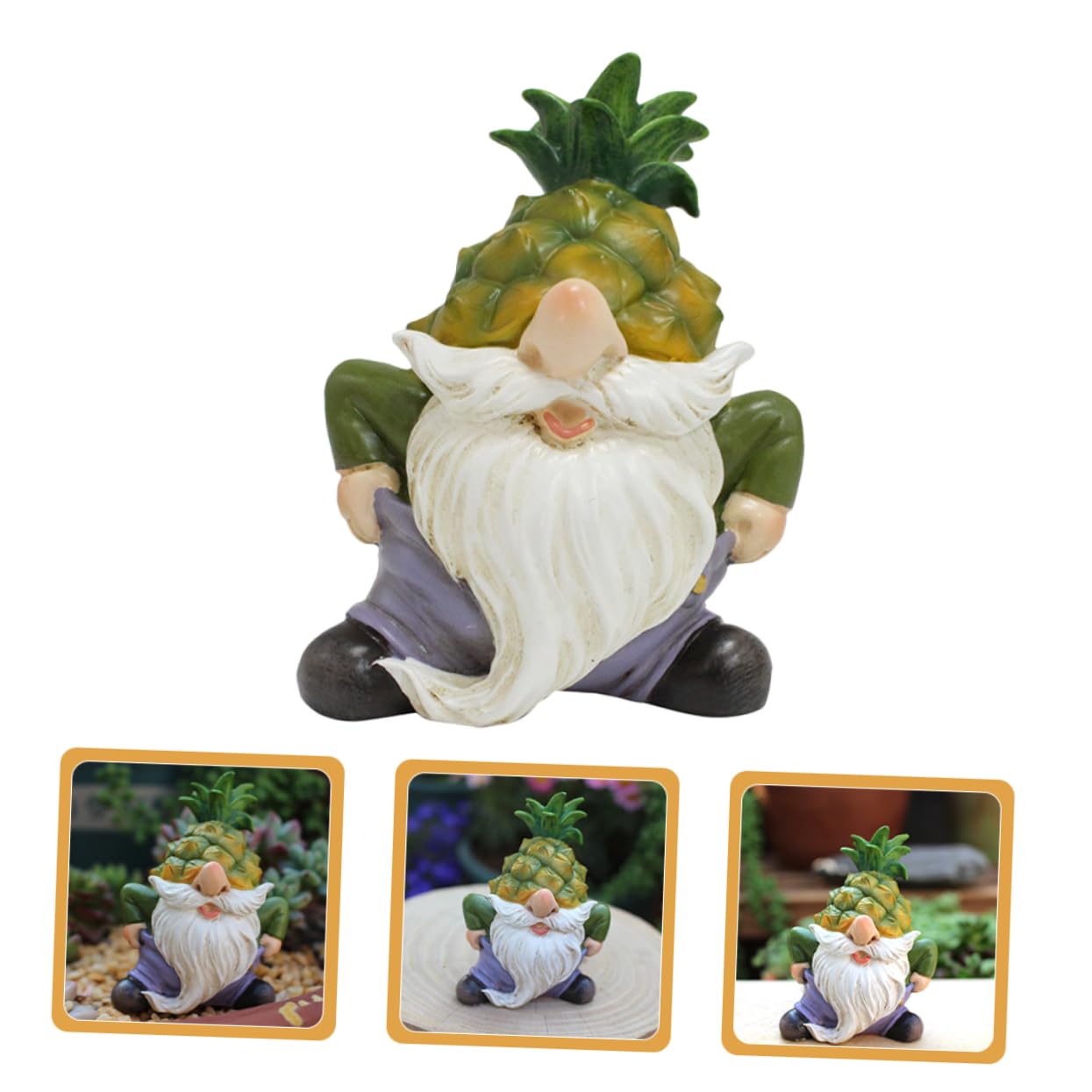 BESPORTBLE 4stücke Gartenfigur Aus Harz Lustiger Gartenzwerg Mit Kreativem Design Für Außenbereich Wetterbeständige Deko Für Garten Rasen Und Teich Einzigartiges Für Gartenliebhaber