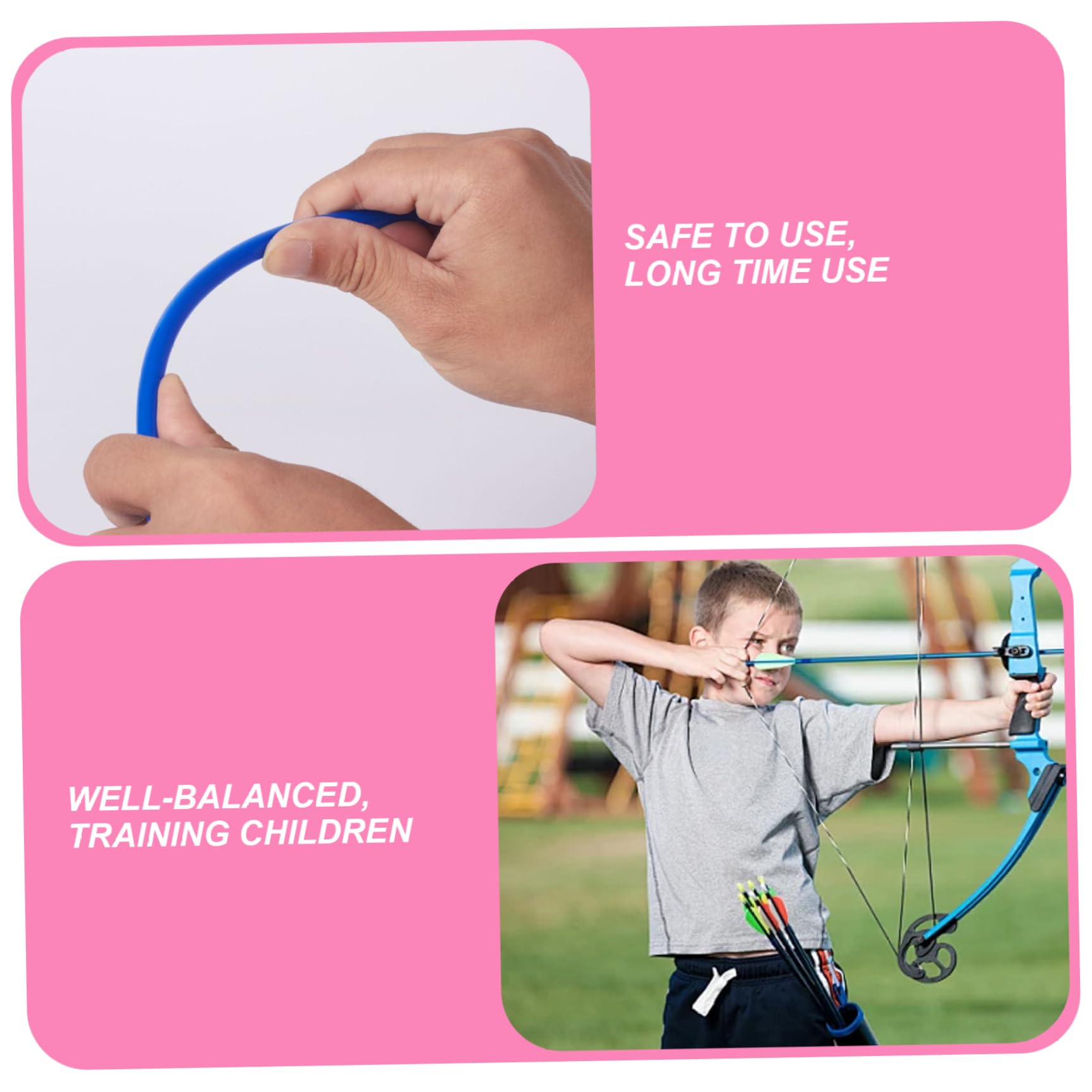 Lot de 12 flèches à Ventouse, flèches de Rechange 42 cm Long pour Enfants, Accessoires tir à l'arc légers et réutilisables.