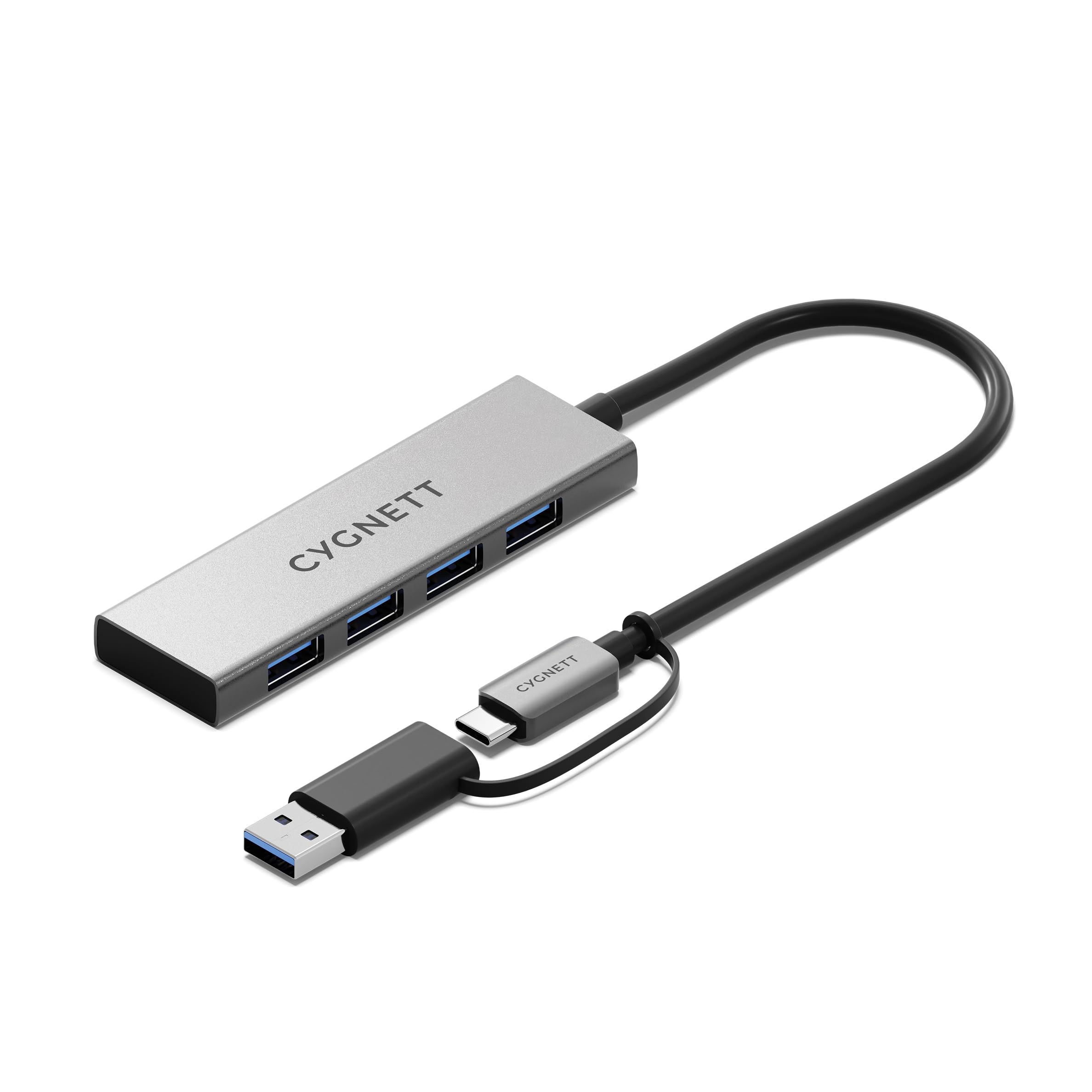Unite 4-in-1 USB-C to USB-A Hub