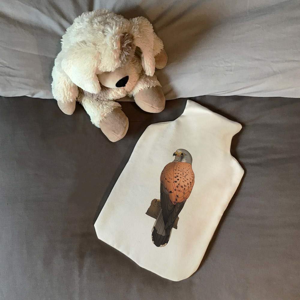 'Perched Kestrel' Hot Water Bottle Cover (HW00038358)