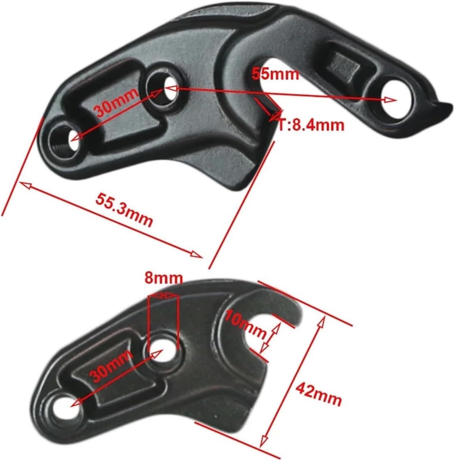 Extensor de cambio trasero de bicicleta, bicicleta de piñón fijo, bicicleta de carretera, Fixie, ajustador de reajuste, patilla de cambio, puntera de cuadro, puntera patilla de cambio trasera de bicic