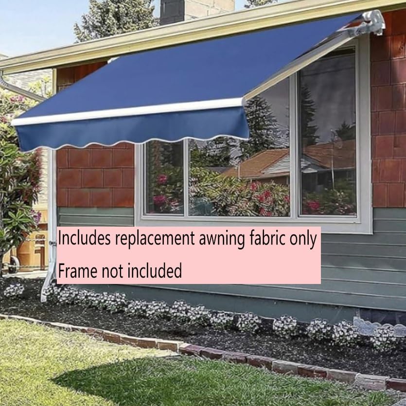 Parte Superior Dosel Lona Recambio para Patio, Tela De Repuesto para Toldo De Terraza Retráctil, Toldo De Lona para Balcón 2.5x2m 3x2m 4x2m(Camel,4x3m/13x10ft)