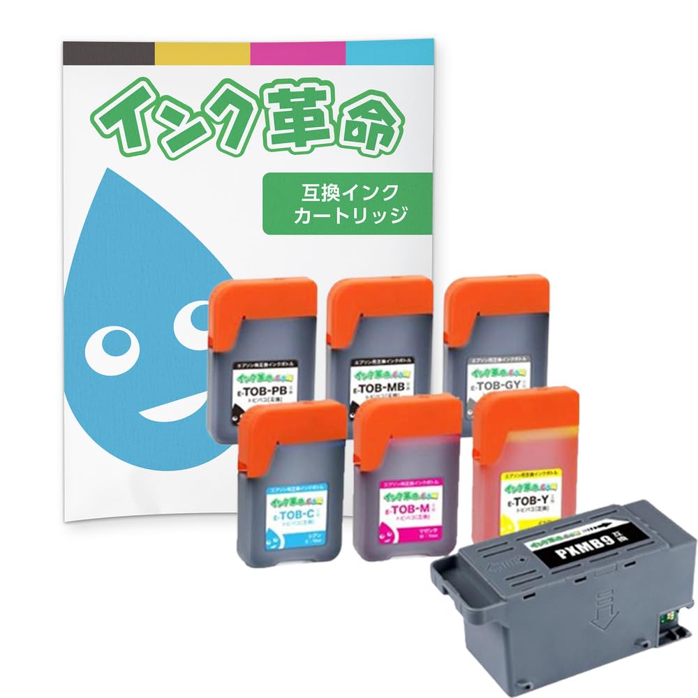 Amazon.co.jp: 【インク革命】 EPSON用 TOB-6MP PXMB9 互換インク