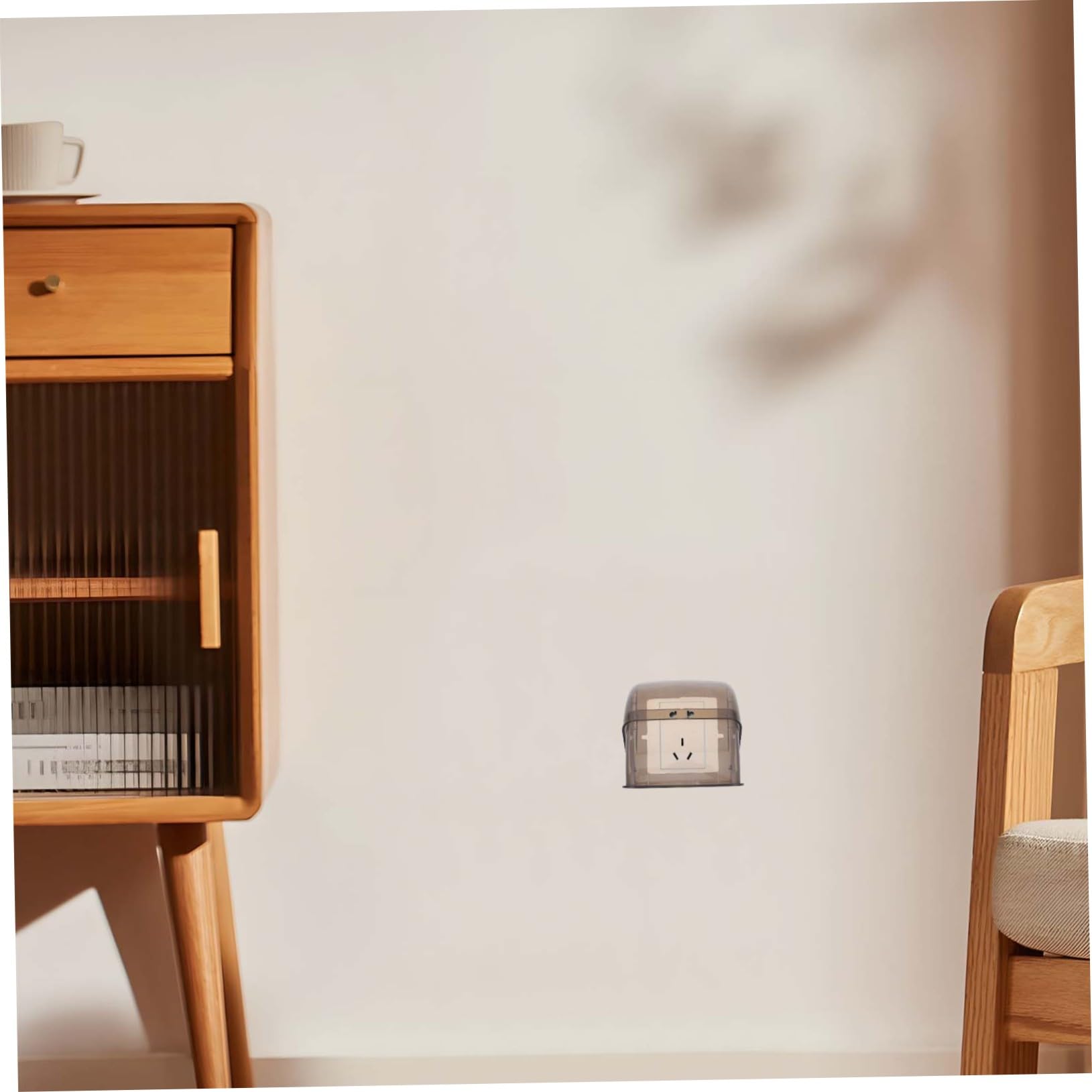 5Er-Box Steckdose wasserdichte Box Sicherheitssteckdose Steckdosenabdeckung im Badezimmer steckdosen-abdeckung socket cover Steckdosenabdeckung wetterfest Steckdosenschutz Plastik