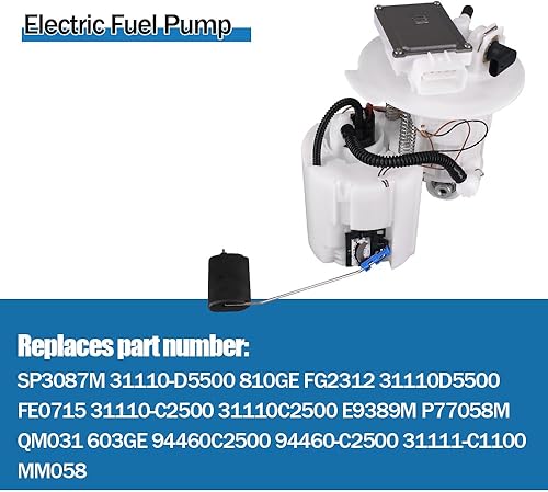 Miniatura 3 de Bomba de combustible eléctrica con unidad de envío 31110-D5500 31110-C2500 se adapta a Hyundai Sonata 2015-2019 2016-2020 Kia Optima 2017 Kia Cadenza