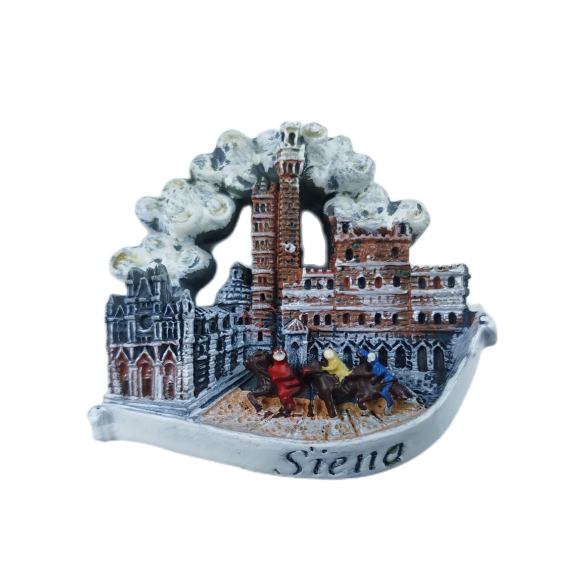 Italia Siena 3D Landmark - Imán Para Nevera, Regalo De