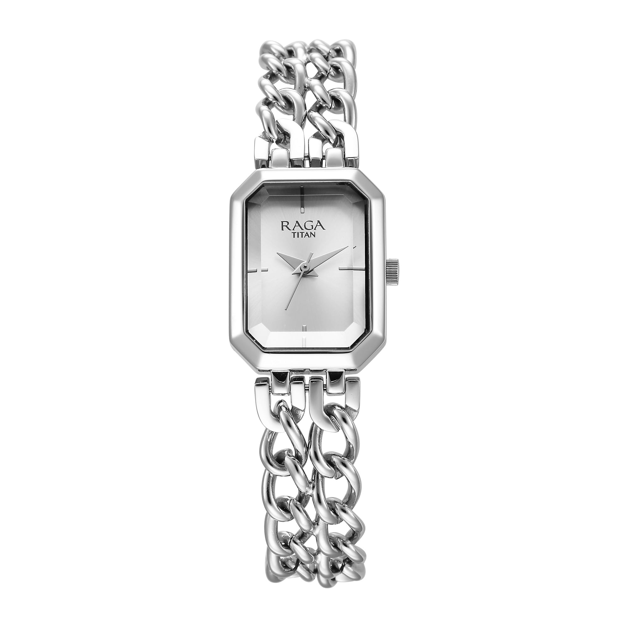 Titan Raga Showstopper Quartz Analog Silver Dial Metal Strap Watch for Women-95283SM01 (B0CVTYLH48) Amazon Price History, Amazon Price Tracker
