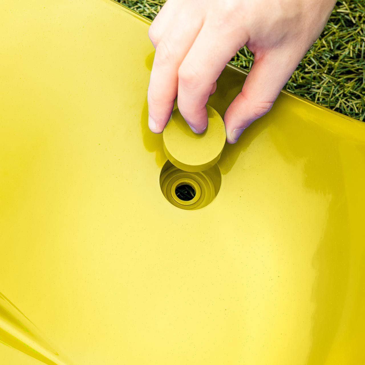 FORZA Asientos de Estadio de Plástico | Asientos HDPE para Banquillo de Jugadores (Amarillo, Pack de 1)