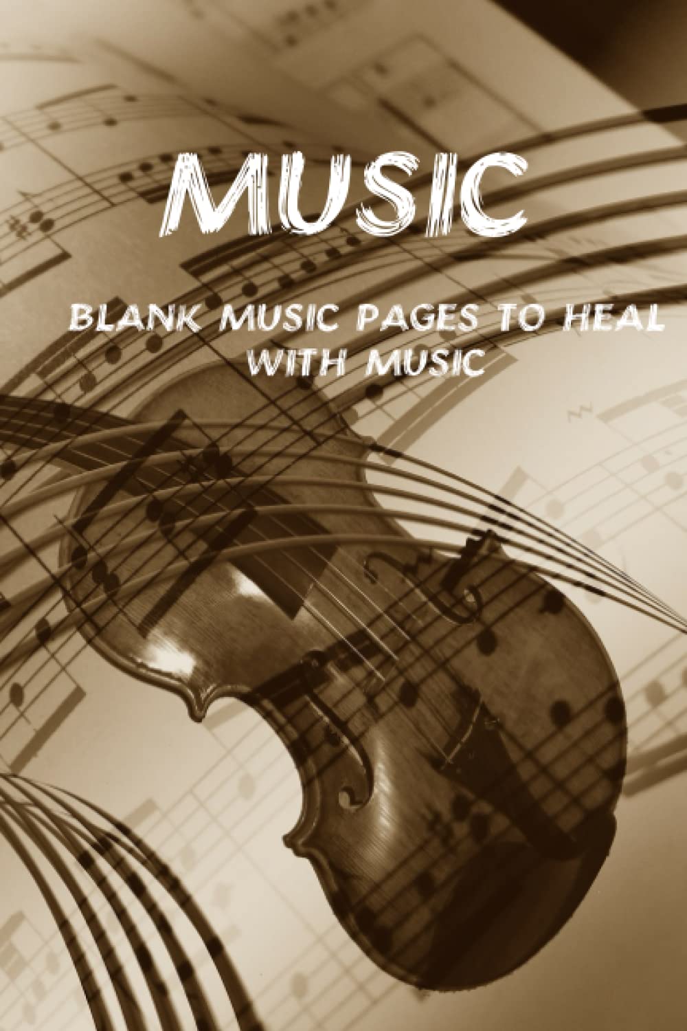 MUSIC BLANK SHEETS: MUSIC SHEETS, blank 6x9 book