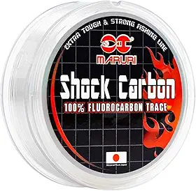 Maruri, Linha Pesca 100% Fluorcarbon Shock Leader Maruri Nakamura - 0.39mm 19,3Lbs 50m