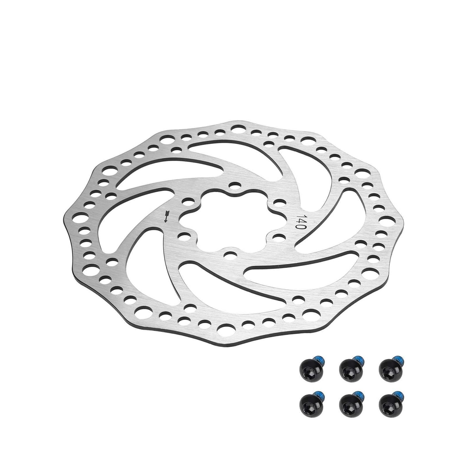 Ziyany 140Mm Ix3 Ix4 Ix7 Pro Disc Brake With 6 Holes Compatible With Iscooter Brake Disc 6 Holes Disc Brake Rotor Electric Scooter Replacement Parts