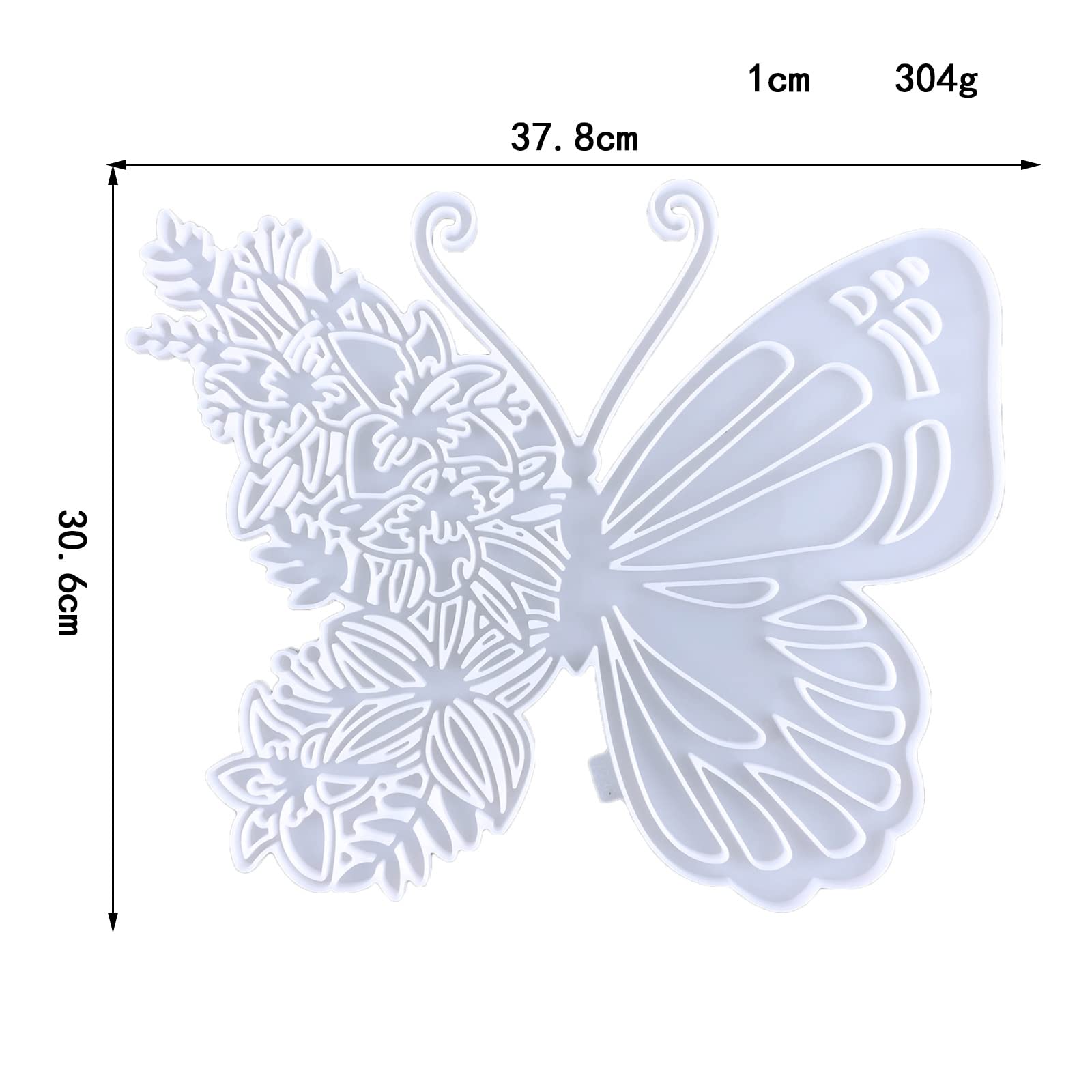 YYlingx Butterfly Shape Silicone Mould, 3D Large Animal Design Epoxy Resin Mould for DIY Wall Stickers Decoration, Crafts Decor - Image 3
