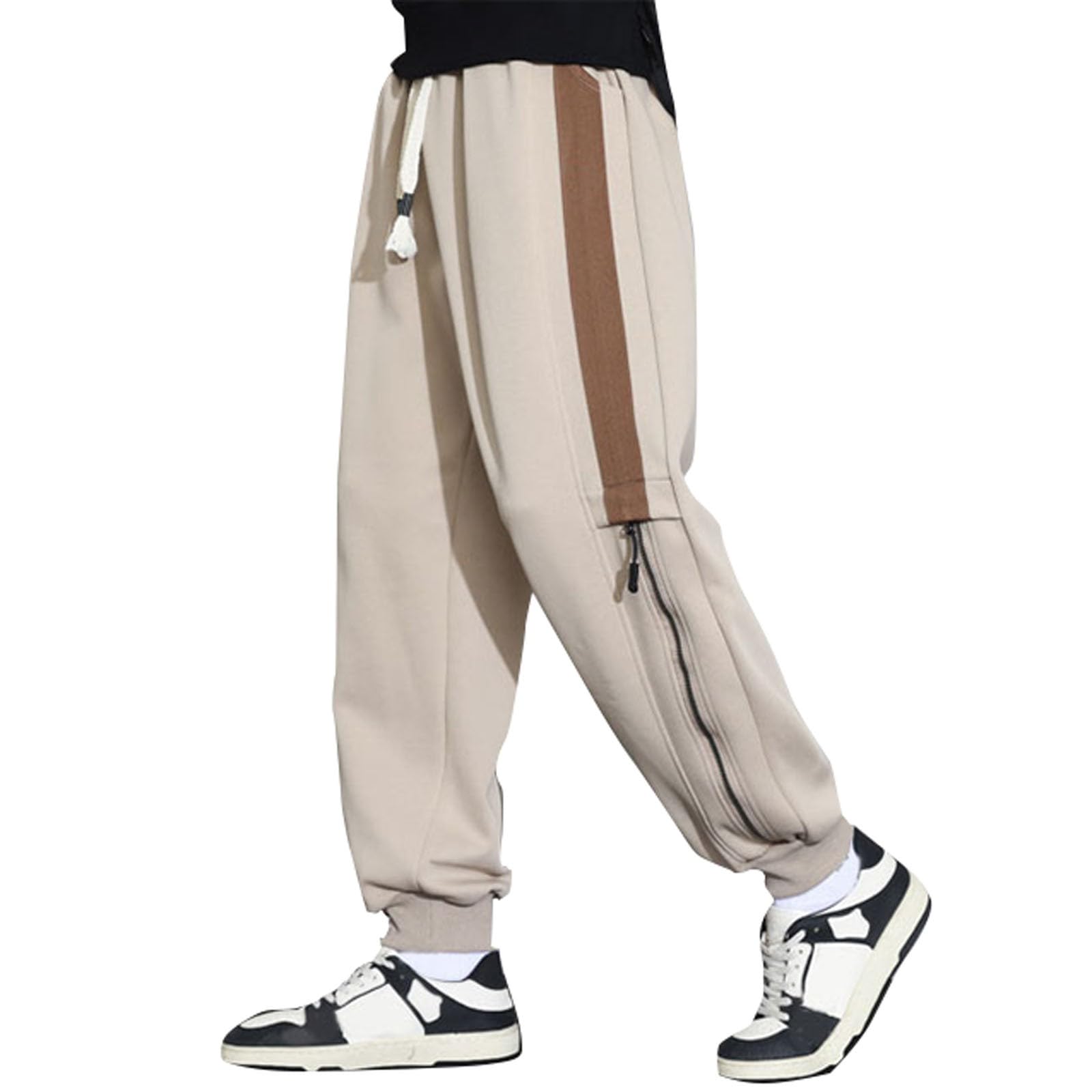 Pantalones de chándal largos para hombre, pantalones deportivos cómodos para fitness, pantalones de chándal ligeros, pantalones de verano, pantalones de ocio, cintura elástica con cordón, pantalones