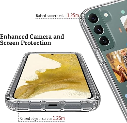 Vista 141 de Funda transparente 3 en 1 diseñada para teléfono Galaxy S21, Plus/Ultra/FE 5G Samsung, capas protectoras híbridas [protector de pantalla] Borrar 05