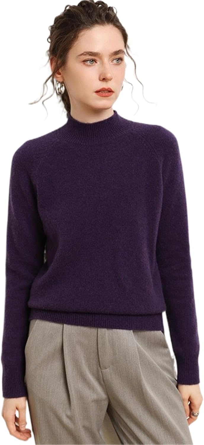 Cashmere Shirt Autumn and Winter Women's Knit Base Shirt Loose Thick Sweater