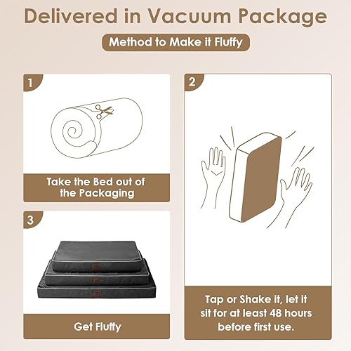 Miniatura 7 de EHEYCIGA Alfombrilla de espuma viscoelástica para perros