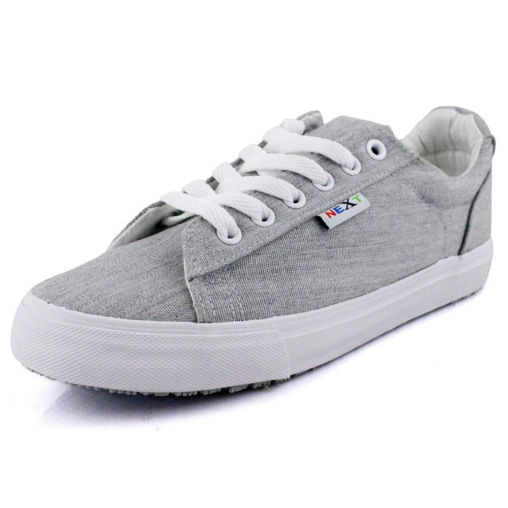 Laforst Women's Sunbrella SR Lace-Up Sneakers, Grey, 6.5