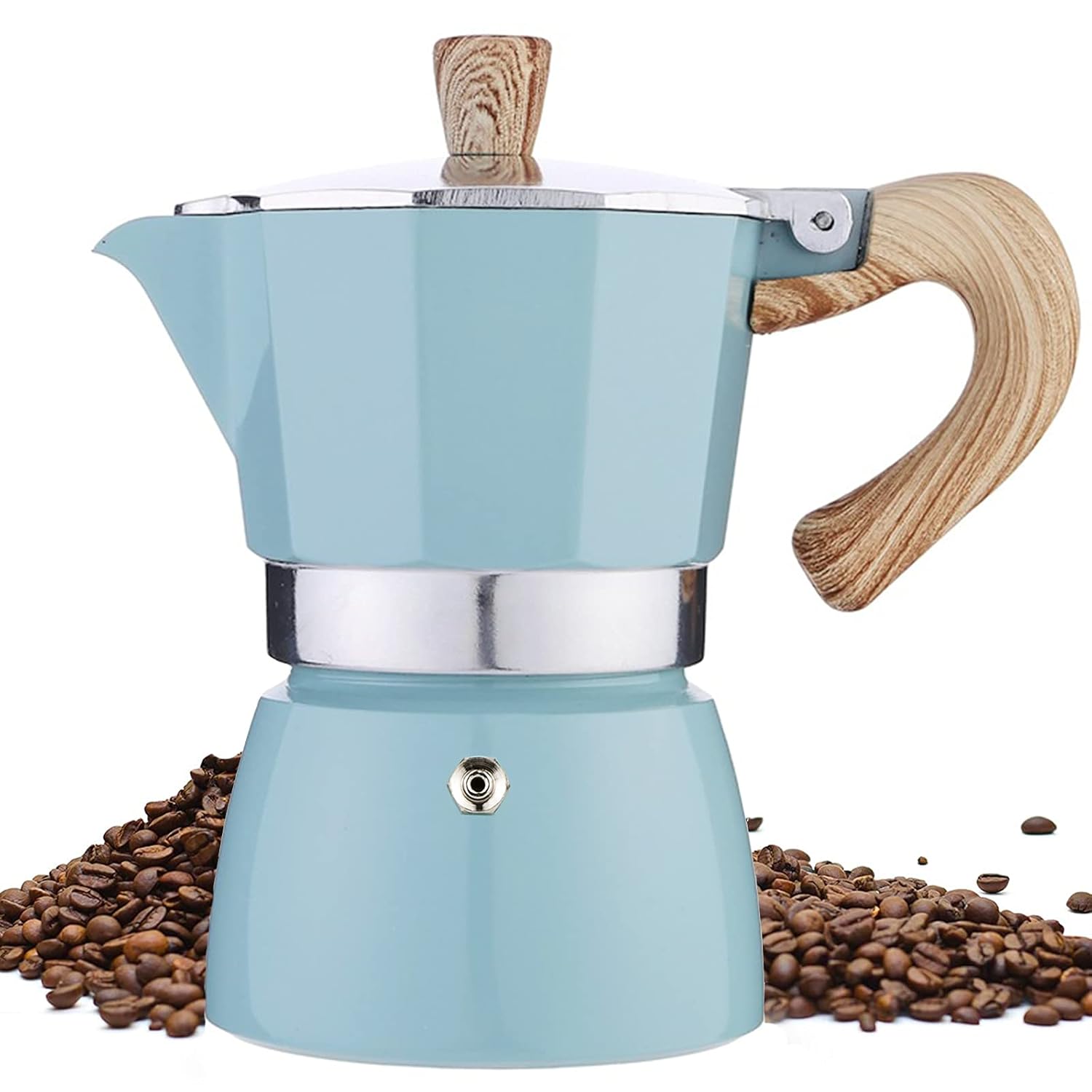 MORDEN MS Moka Pot - Stovetop Espresso Maker 3 Cup 5 OZ Italian Coffee Maker Camping Coffee Pot