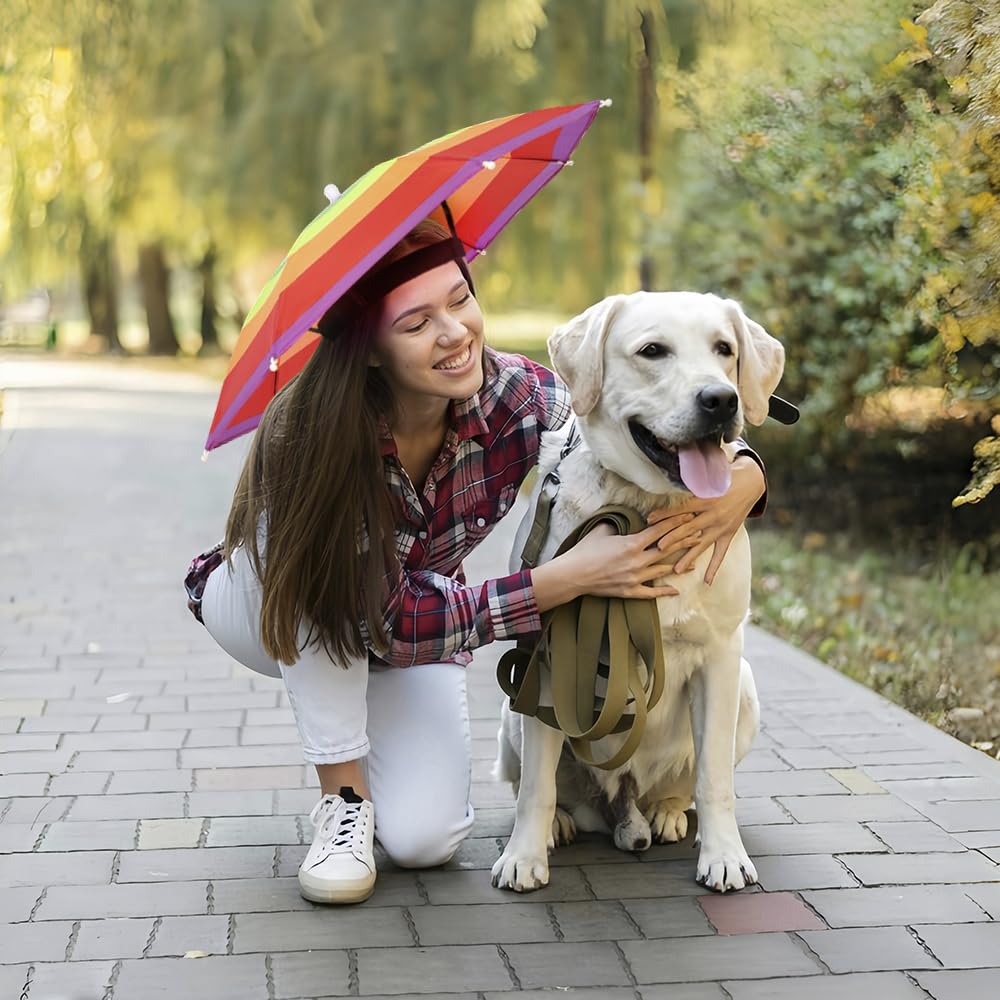 Sombrero, paquete de 2 sombreros de fiesta coloridos manos libres, ajustable para niños y adultos, para playa, pesca, jardinería