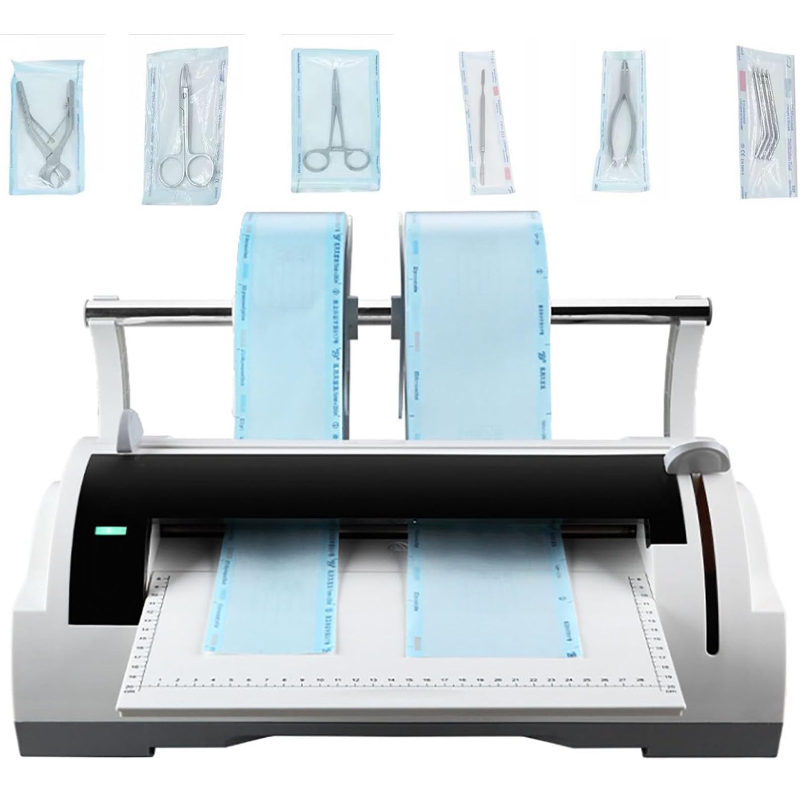 Scelleuse Thermique Médicale 100 W, Machine de Scellage Dentaire Automatique avec Coupe-Sac, 300 mm