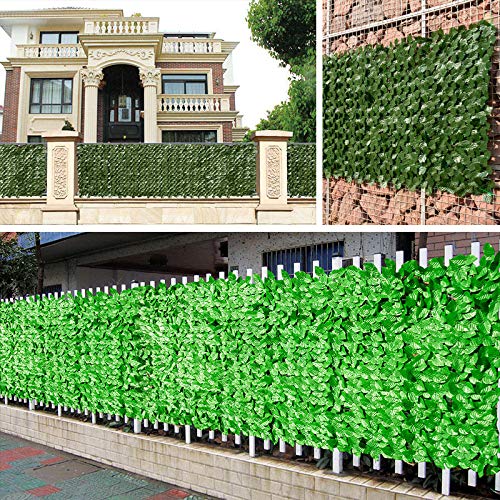 Künstlicher Laubzaun Panel Outdoor Hecke Garten Dekoration 1 Meter
