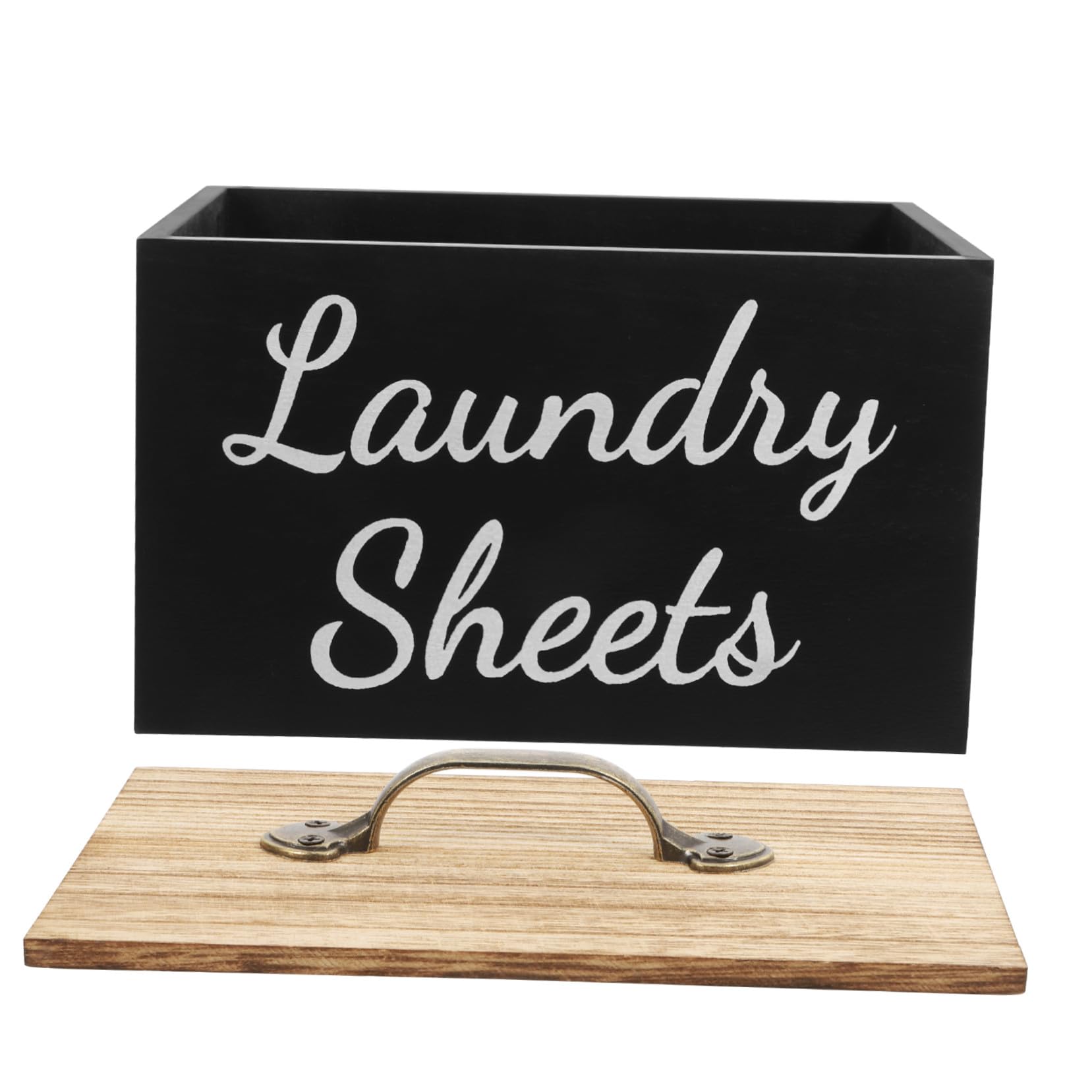 Distributeur d'adoucissant en bois 20x13cm boîte à mouchoirs et lingettes