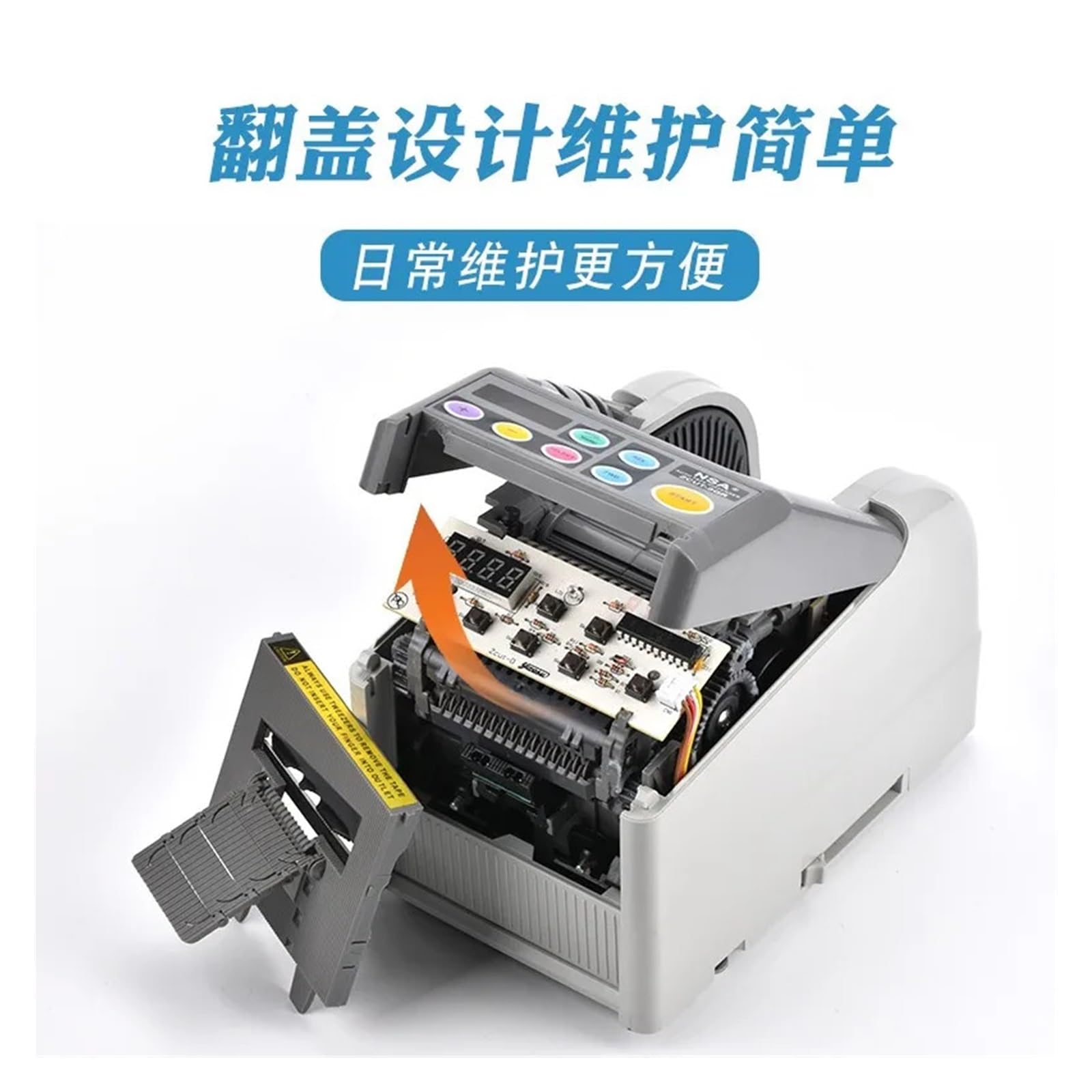 Distributore Automatico Di Nastro Elettrico 110V - Taglia Nastri Fino A 60mm Di Larghezza E 999mm Di Lunghezza