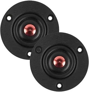 Nicear 2 Pieces 2-inch Audio Speakers 30W 4  Silk Dome Tweeter for HiFi Speakers Subwoofer
